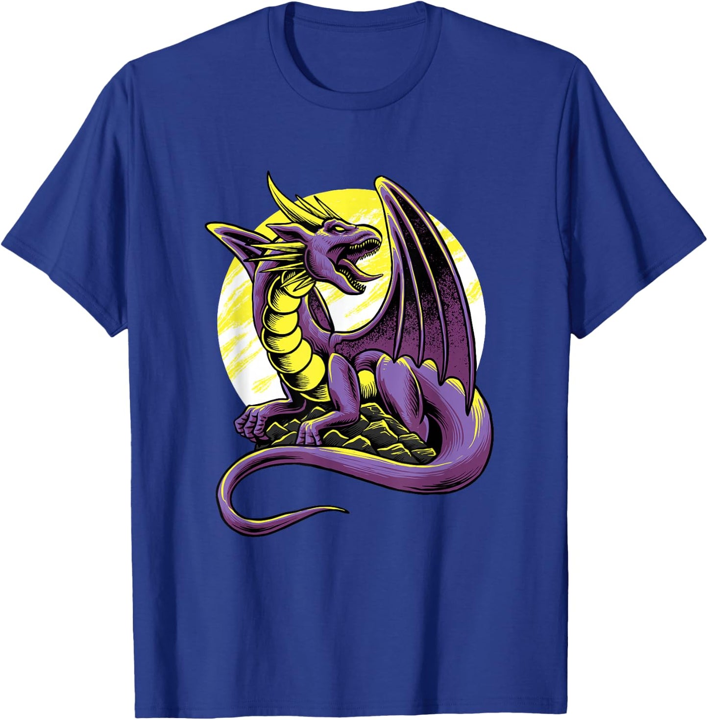 Non Binary Dragon Agender Non-Binary Pride LGBTQ Genderqueer T-Shirt - T-Shirt | Royal