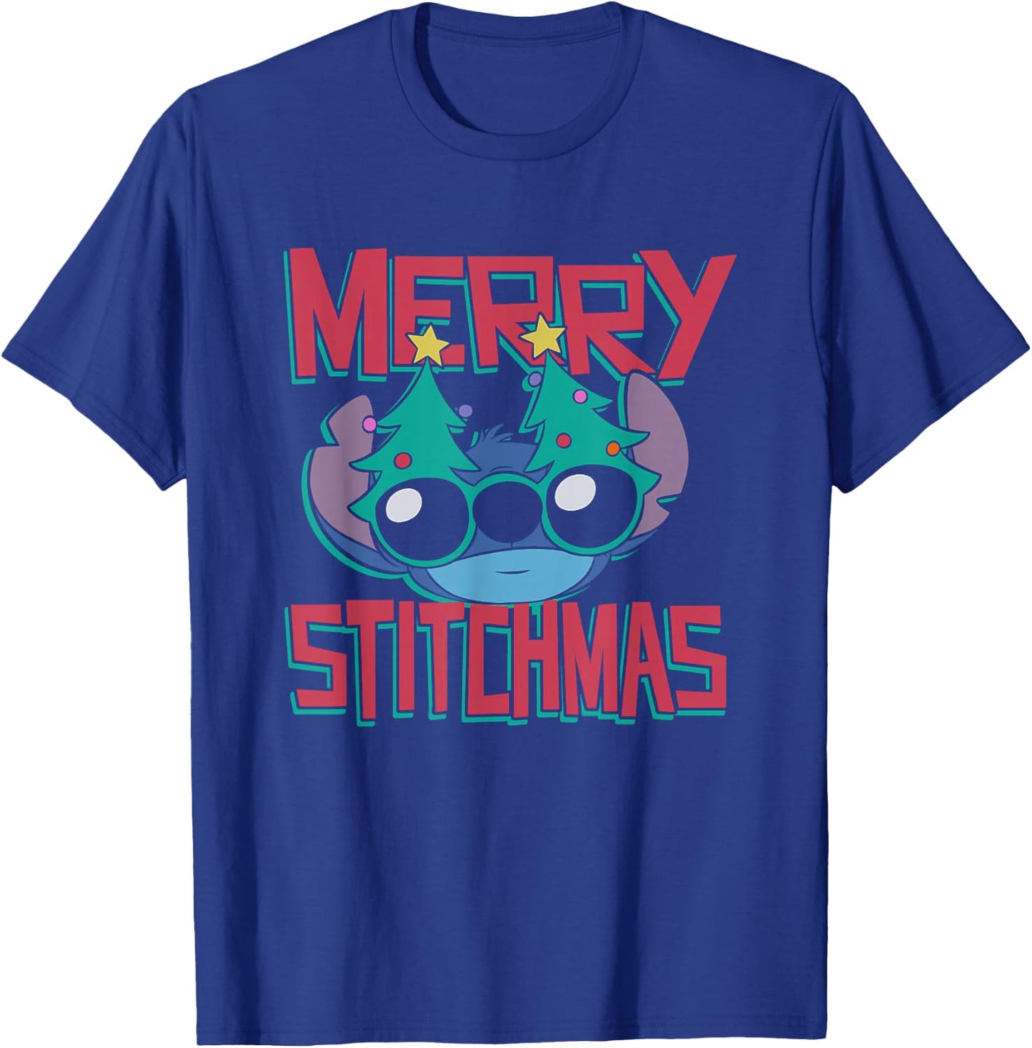 Disney Lilo & Stitch Christmas Merry Stitchmas T-Shirt - T-Shirt | Royal
