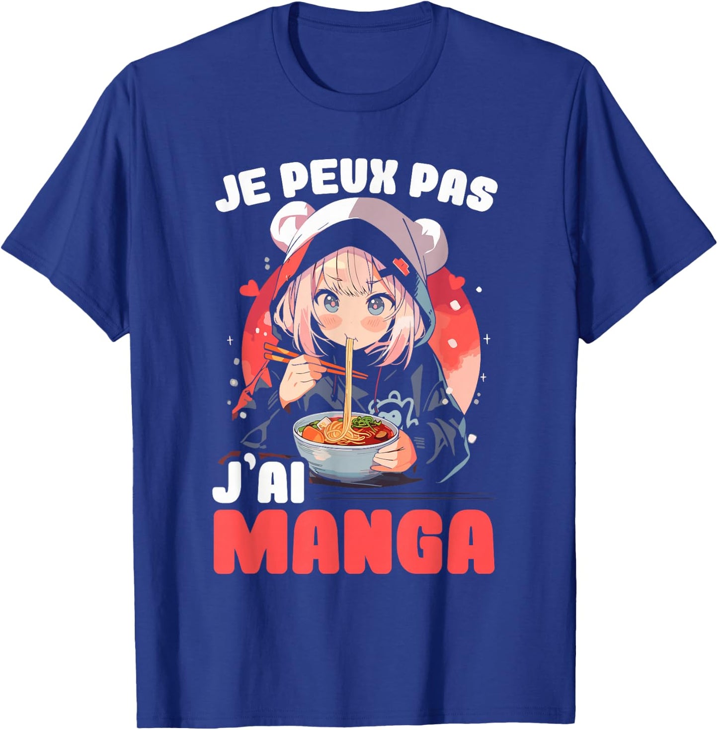 Je Peux Pas J'Ai Manga Otaku Anime Gift Anime Manga T-Shirt - T-Shirt | Royal