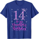 14 It's My Daughter's Birthday Pink Crown 14 Years Old T-Shirt - T-Shirt | Royal