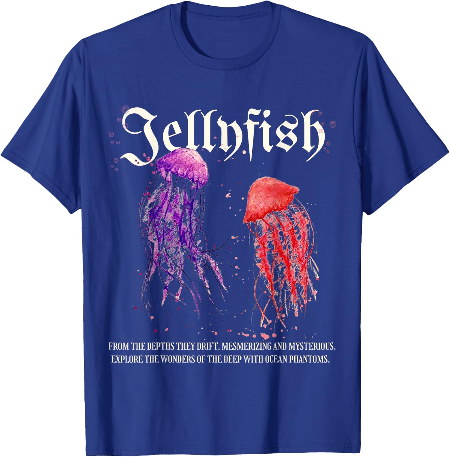 Cool JellyFish Ocean Beach Vacation Aquarium Trip T-Shirt - T-Shirt | Royal