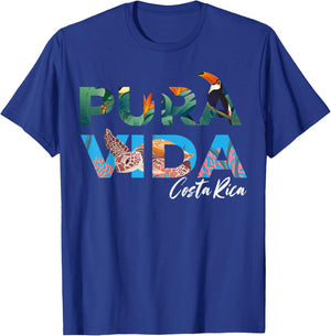 Costa Rica Pura Vida - Costa Ricans , Black, S T-Shirt - T-Shirt | Royal