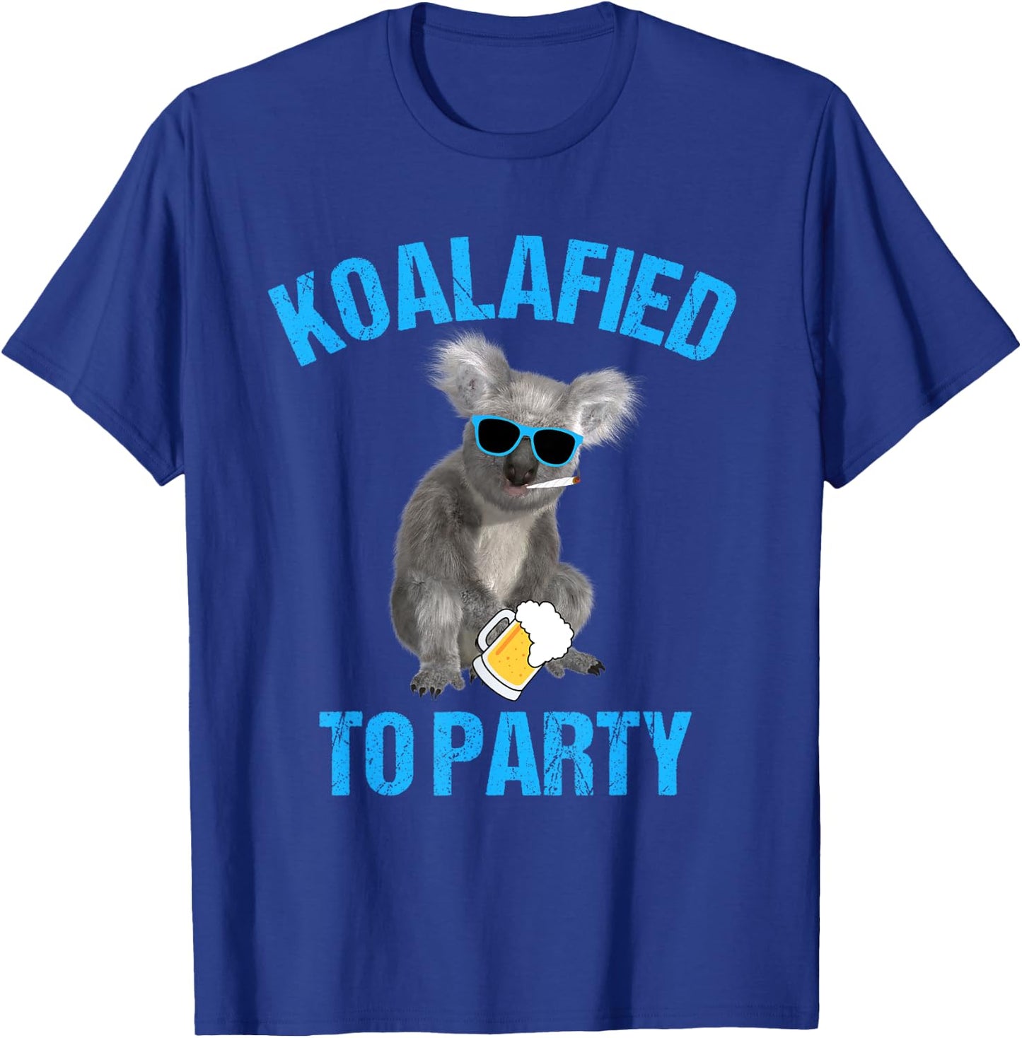 Koalafied to Party Koala Animal Pun Shirt Koala T-Shirt - T-Shirt | Royal