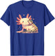Gecko Owner Pet Herpetology Leopard Gecko Hugging Axolotl T-Shirt - T-Shirt | Royal