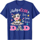 Holy Cow I'm Going To Be a Dad Pregnancy Announcement T-Shirt - T-Shirt | Royal