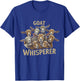 Goat Whisperer Farm Animal Design For Farmer Men Women T-Shirt - T-Shirt | Royal
