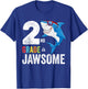 Second Grade Shirt Boys Girls Shark First Day of School T-Shirt - T-Shirt | Royal