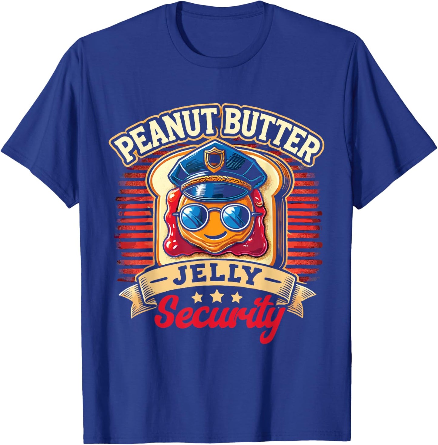 Peanut Butter Jelly Security T-Shirt - T-Shirt | Royal