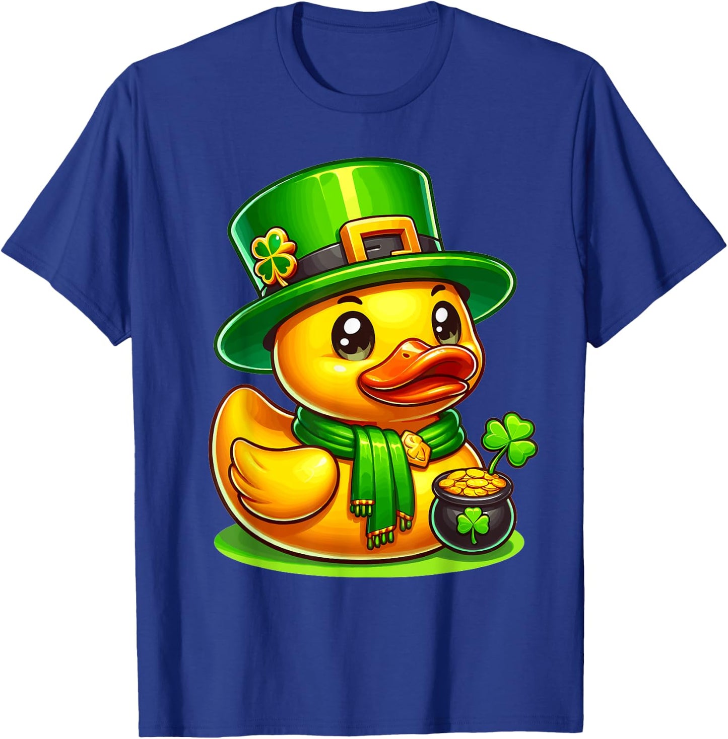 St Patricks Day Yellow Rubber Duck Cruise Ship Cruising T-Shirt - T-Shirt | Royal