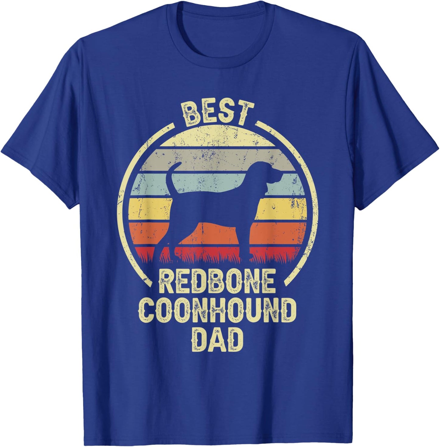 Best Dog Father Dad - Vintage Reds Redbone Coonhound Women T-Shirt - T-Shirt | Royal