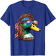 4th of July Duck Shirt USA Flag Funny Patriotic Duck T-Shirt - T-Shirt | Royal