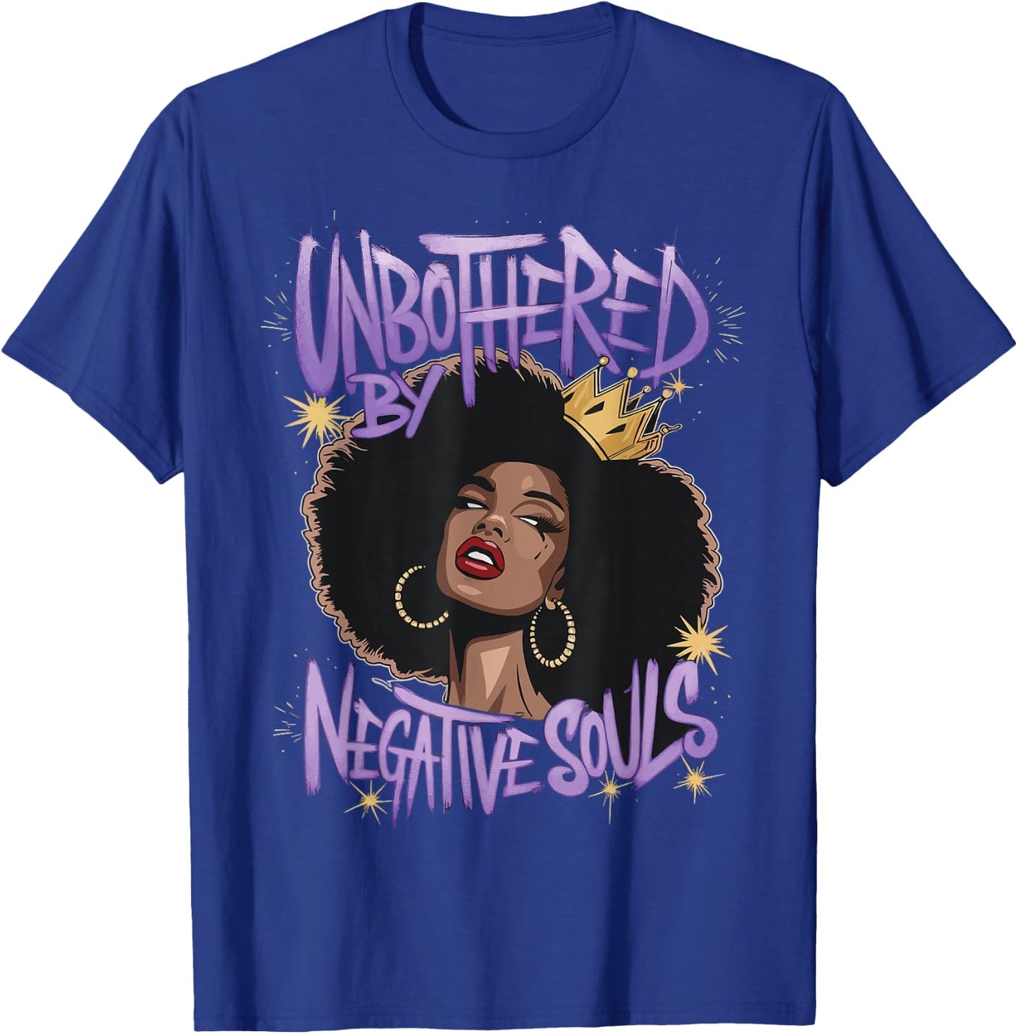 Unbothered By Negative Souls T-Shirt - T-Shirt | Royal