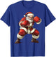 Santa Boxing Xmas MMA Muay Thai Lover Boxer Christmas T-Shirt - T-Shirt | Royal