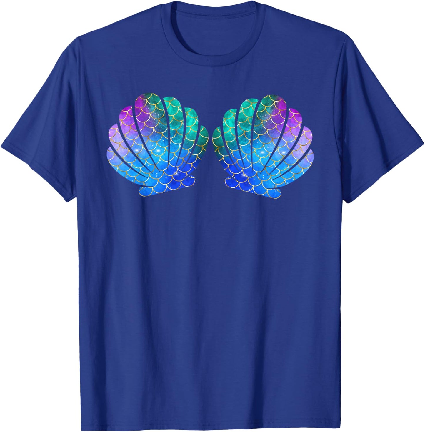 Mermaid Costume Women's Carnival Shell , black T-Shirt - T-Shirt | Royal