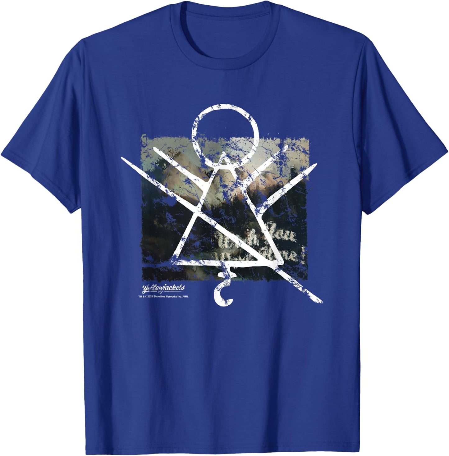 Yellowjackets Rune Symbol Wish You Were Here T-Shirt - T-Shirt | Royal