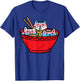 Ramen Cats Transgender Trans Pride Flag Japanese Noodle Food T-Shirt - T-Shirt | Royal