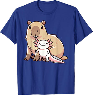 Adult Black Cartoon Animal Theme Classic Fit Short Sleeve Small T-Shirt - T-Shirt | Royal