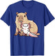 Adult Black Cartoon Animal Theme Classic Fit Short Sleeve Small T-Shirt - T-Shirt | Royal