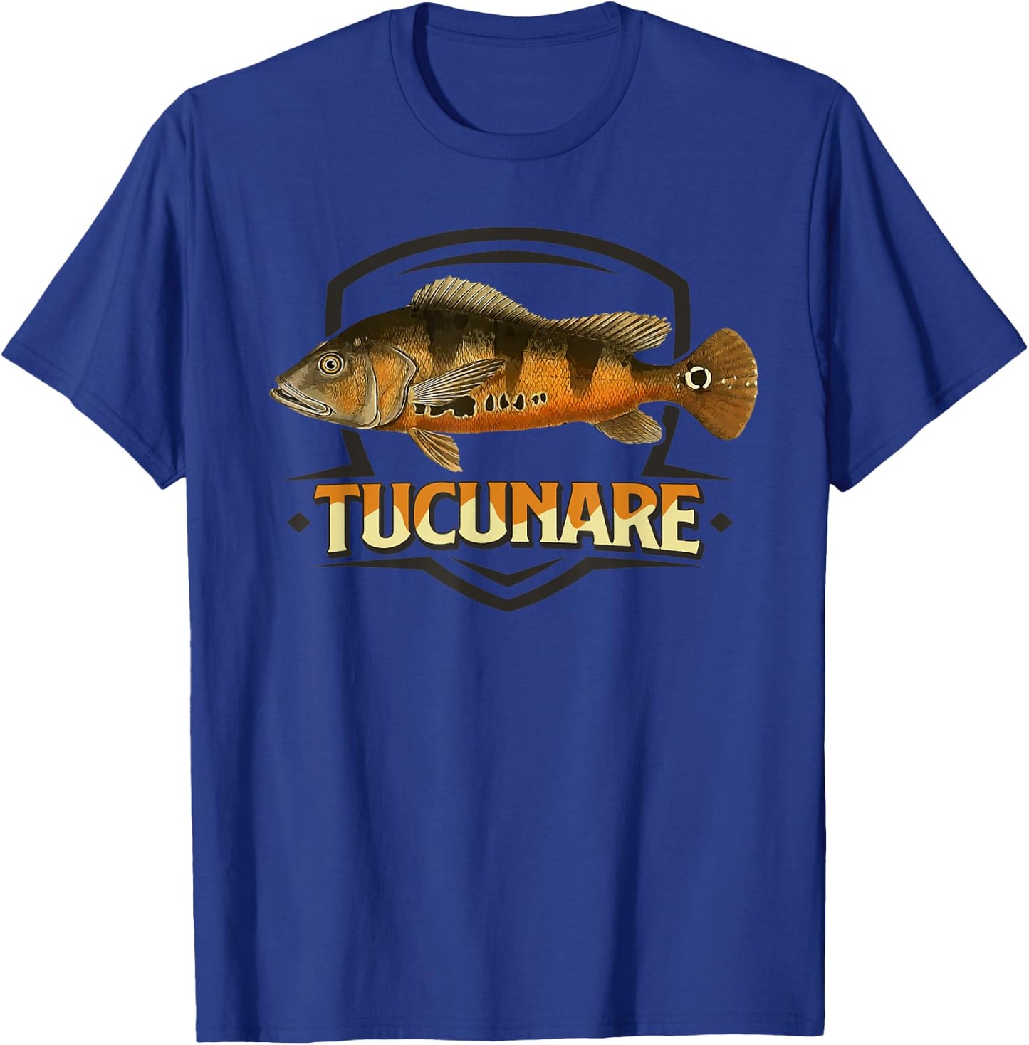 Tucunare Peacock Bass Pavon Monsterfish Cichlid Fish T-Shirt - T-Shirt | Royal