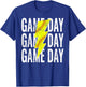 Women's Softball Mom Leopard Game Day Mother's Day T-Shirt - T-Shirt | Royal