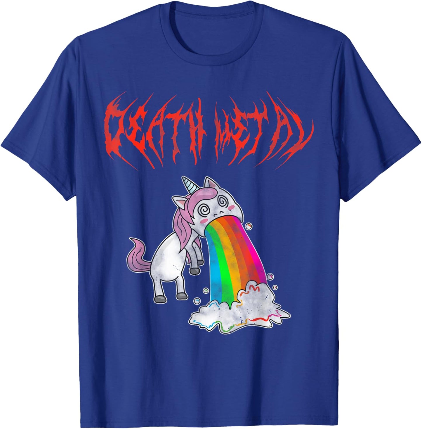 Metal Festival Metalhead Unicorn Death Metal Metalcore , black T-Shirt - T-Shirt | Royal