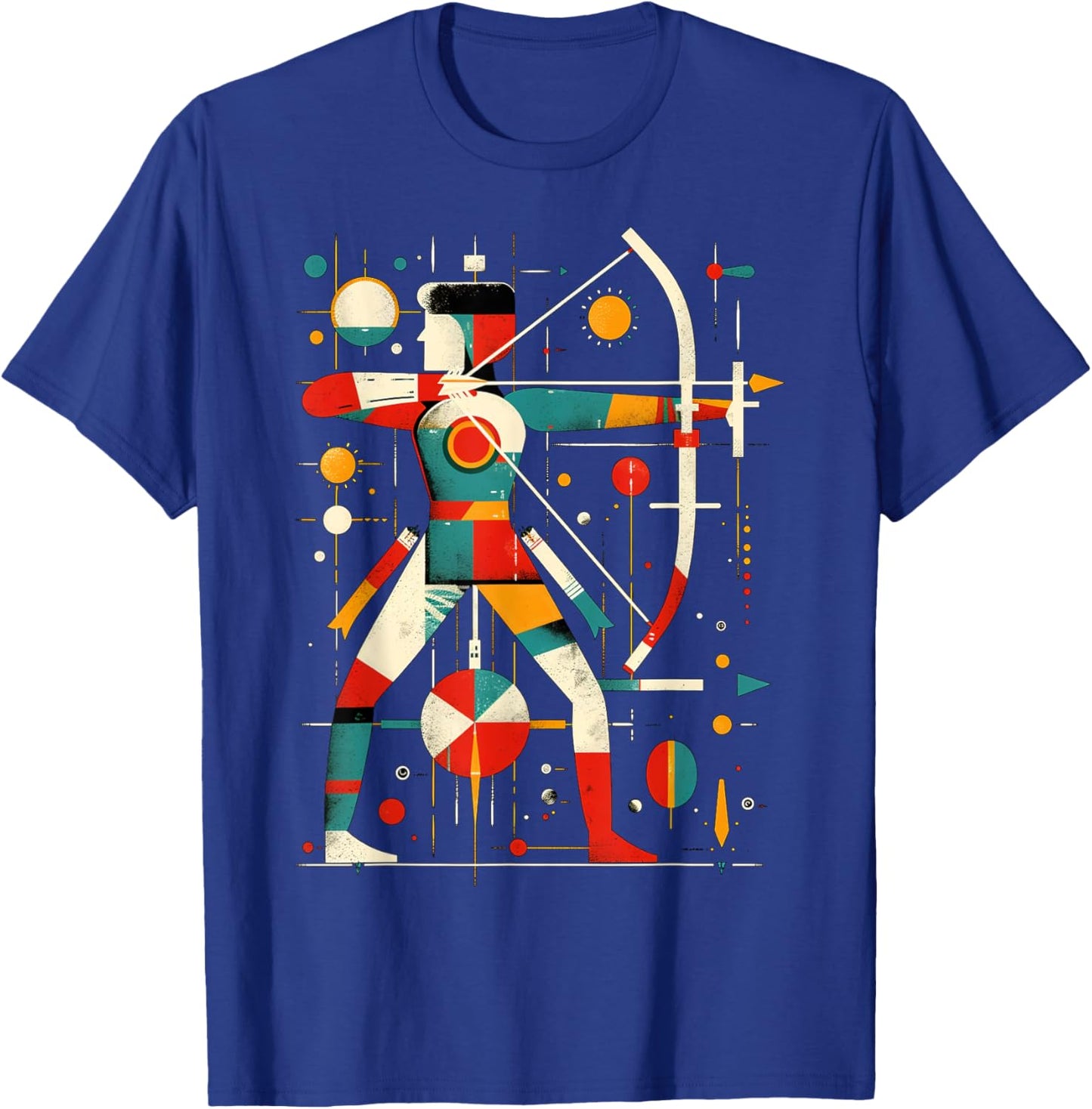 Aesthetic Archer on Sports Archery , Black, S T-Shirt - T-Shirt | Royal