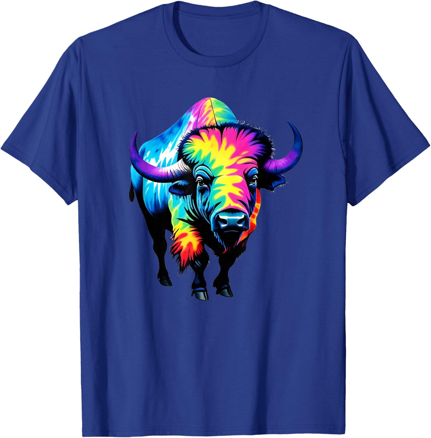 Tie Dye Buffalo T-Shirt - T-Shirt | Royal