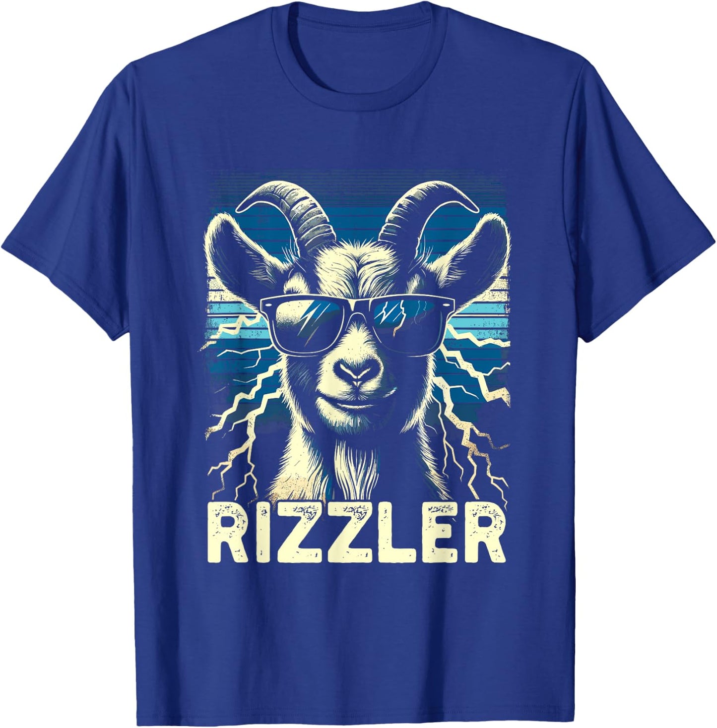Rizz Rizzler Goat Funny Meme Quote T-Shirt - T-Shirt | Royal