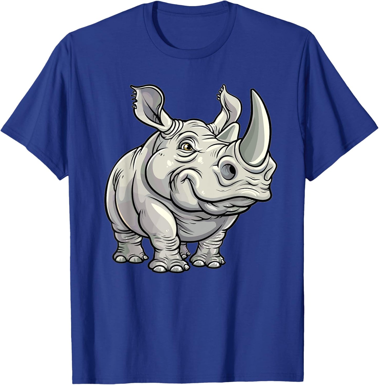Cartoon Rhino I Rhino for Kids T-Shirt - T-Shirt | Royal