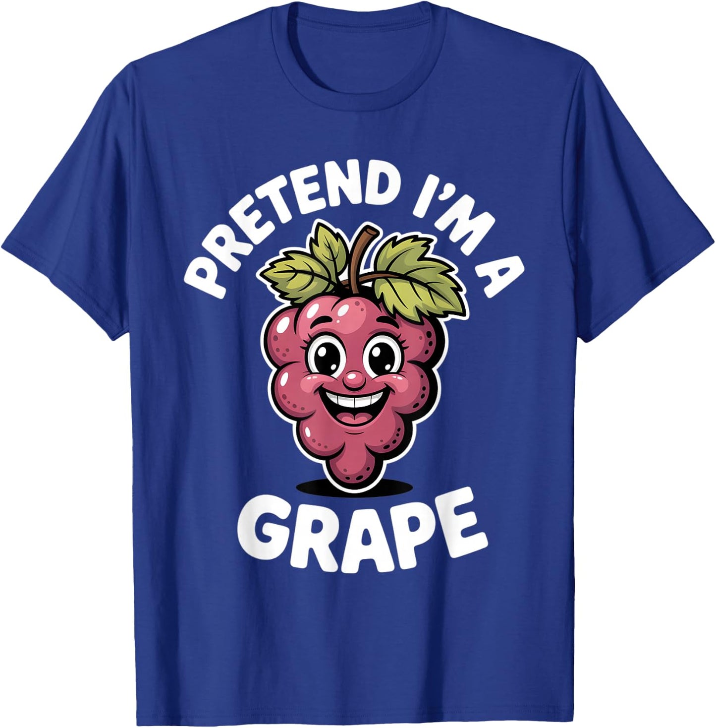 Grapes Pretend I'm A Grape Funny Fruit Grape Lover Kids T-Shirt - T-Shirt | Royal