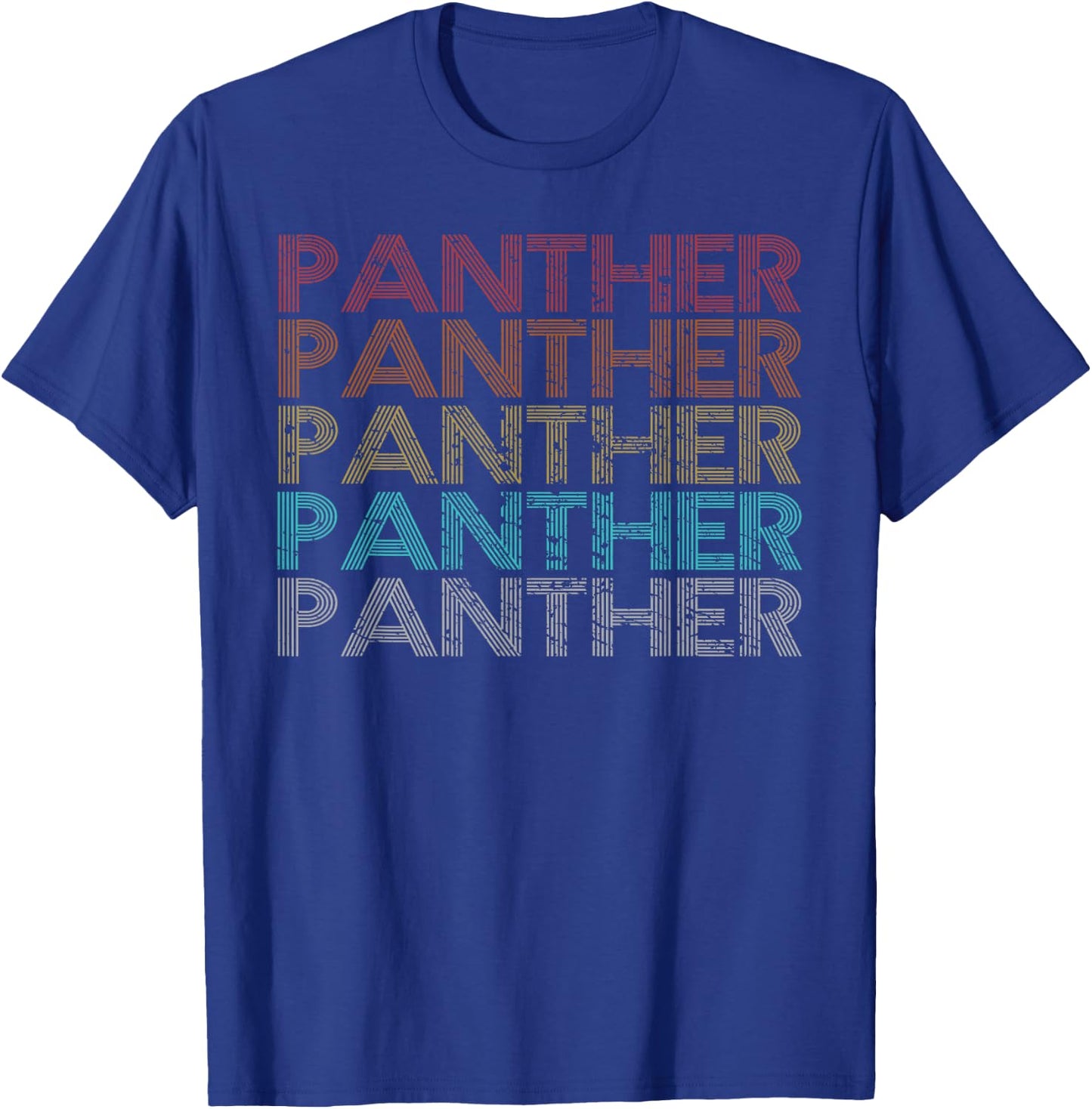 Retro Vintage Panther T-Shirt - T-Shirt | Royal