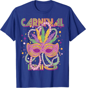 Carnival Costume Rio Brazil Souvenir Carnival , black T-Shirt - T-Shirt | Royal