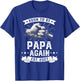 Soon to be Papa Again 2027 Promoted to Dad Father's T-Shirt - T-Shirt | Royal