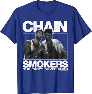 The Chainsmokers - The Party Never Ends T-Shirt - T-Shirt | Royal