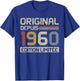 Original 1960 Birthday Gift 65 Years Anniv 65 Years , Black, S T-Shirt - T-Shirt | Royal