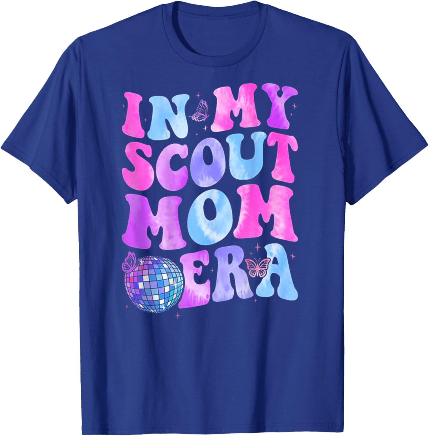 In My Scout Mom Era Mother's Day (on back) T-Shirt - T-Shirt | Royal
