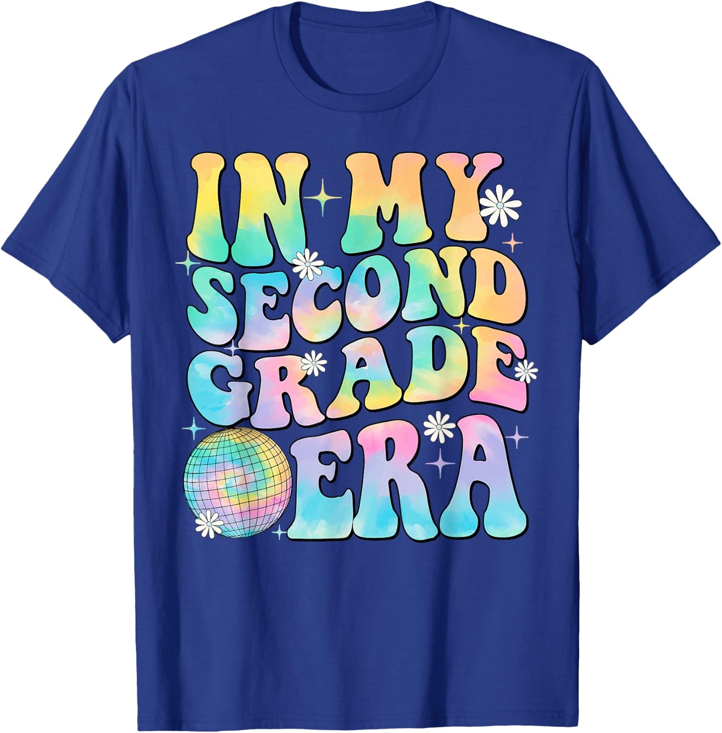 In My Second Grade Era 2nd Grade Girl Teacher Back to School T-Shirt - T-Shirt | Royal