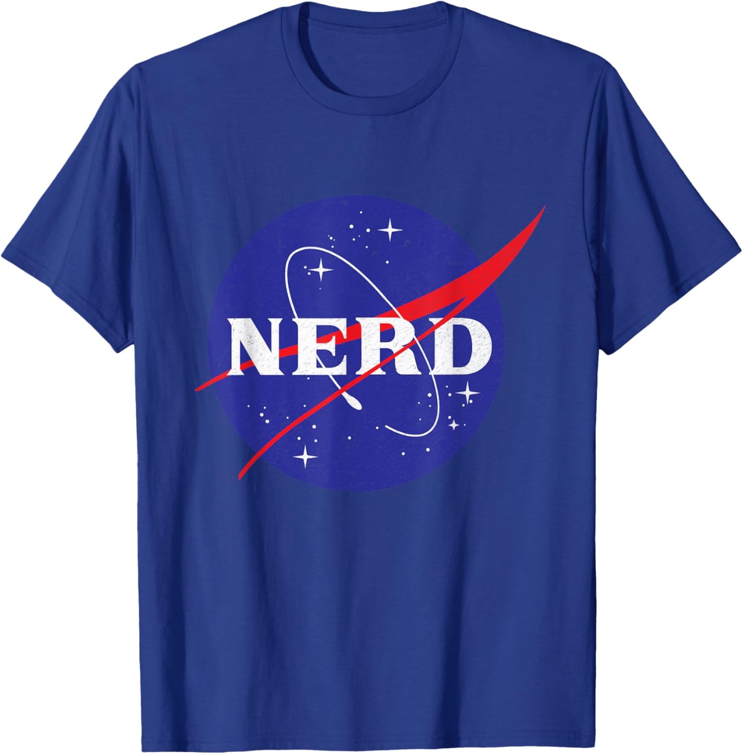 Vintage NASA Nerd T-Shirt - T-Shirt | Royal
