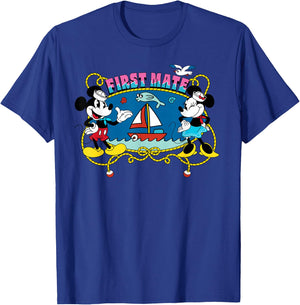 Disney Cruise Family Group Vacation Matching First Mate T-Shirt - T-Shirt | Royal