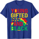 Young Gifted And Black Girls Kids Black History Melanin T-Shirt - T-Shirt | Royal
