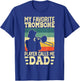 Funny Trombone Design Dad Musician Trombone T-Shirt - T-Shirt | Royal