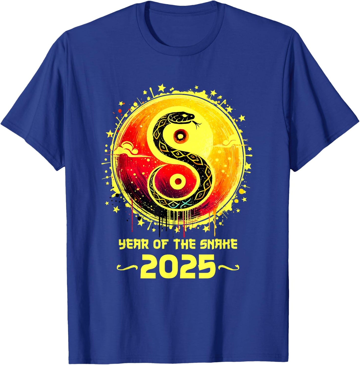 Year of the Snake 2025 Lunar New Year Chinese New Year 2025 T-Shirt - T-Shirt | Royal