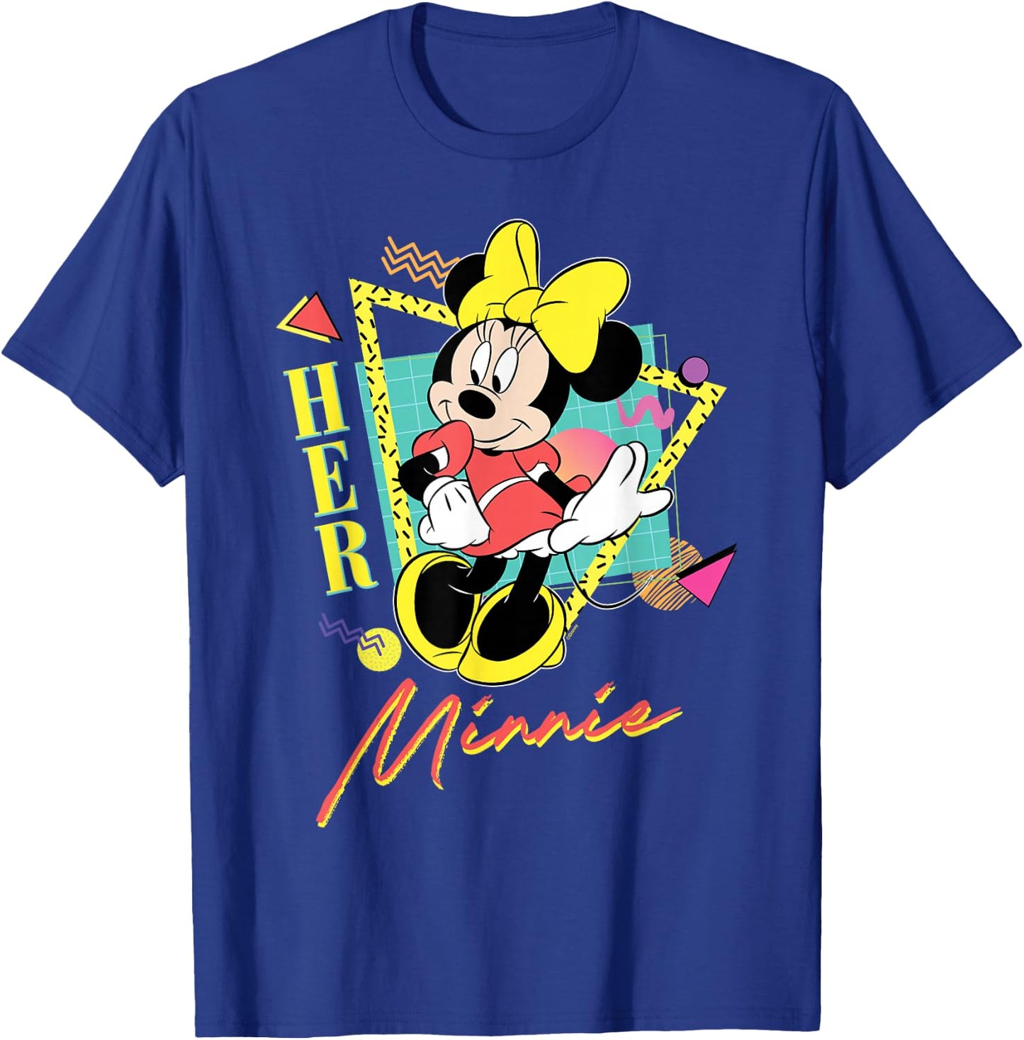 Disney Minnie Mouse Retro '90s Couples Matching Her Minnie T-Shirt - T-Shirt | Royal