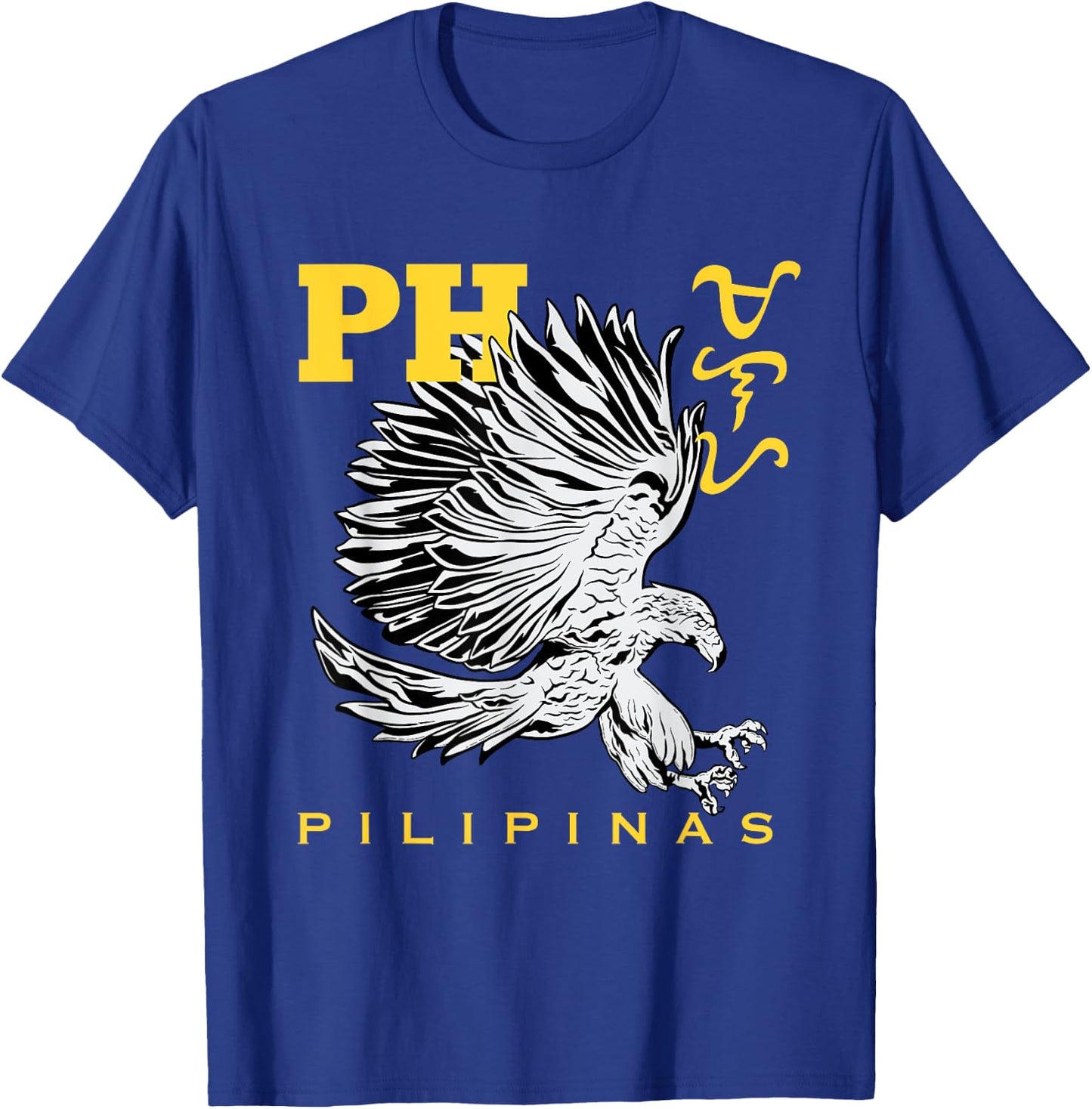 Philippine Eagle Filipino Baybayin Word Freedom T-Shirt - T-Shirt | Royal