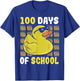 School Rubber Duckies 100 Days Of School Rubber Duck T-Shirt - T-Shirt | Royal