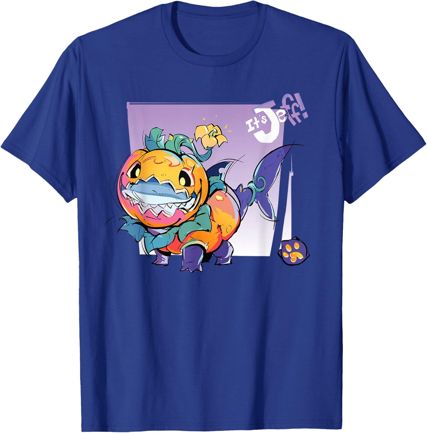 Marvel Rivals Jeff The Land Shark Halloween Jeff O'Lantern T-Shirt - T-Shirt | Royal