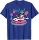 Feral Girl Summer Funny Meme Sloth Hawaii Beach Vacation T-Shirt - T-Shirt | Royal