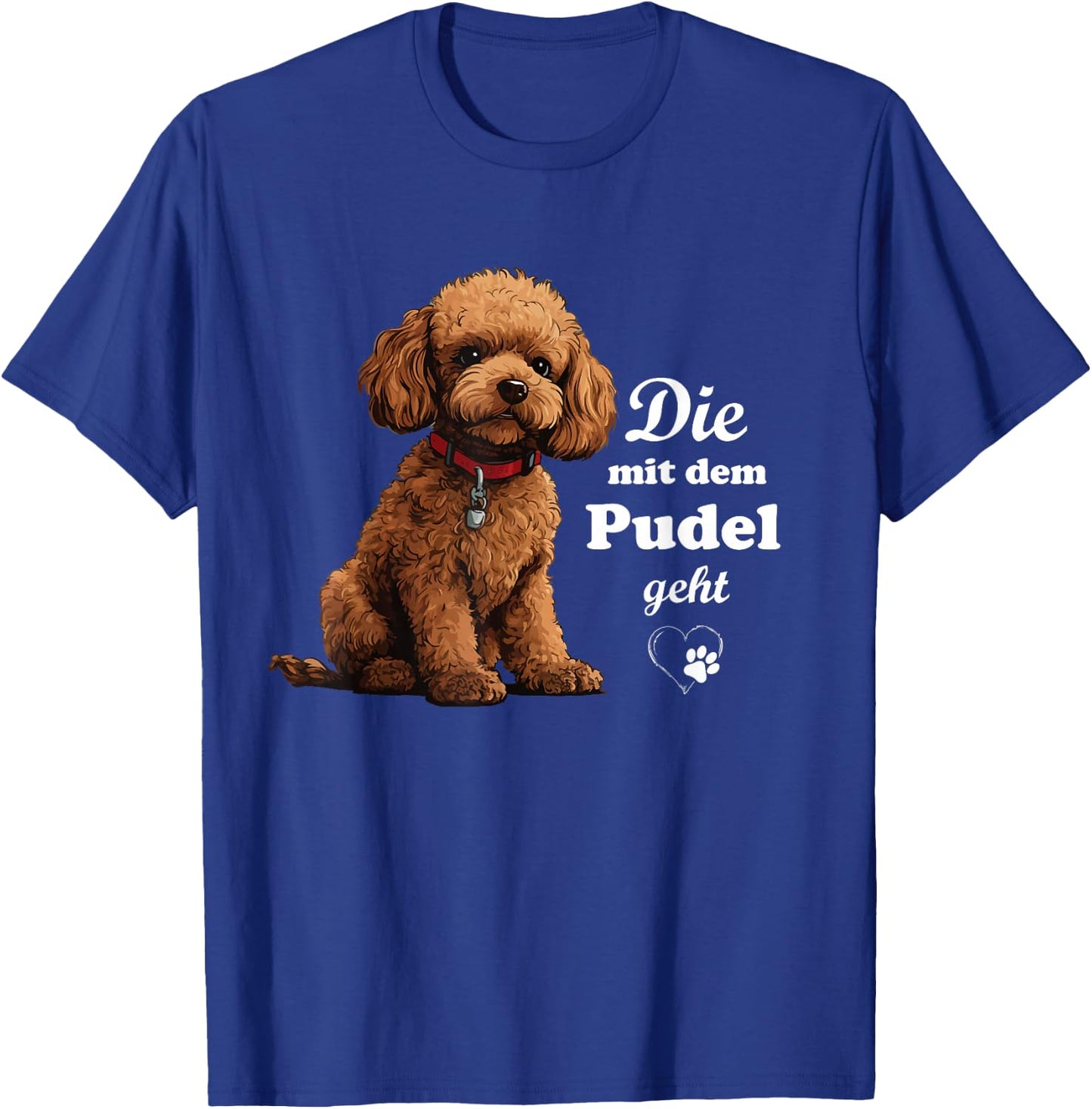 Dog Breed Poodle Design , black T-Shirt - T-Shirt | Royal