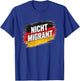 Nicht Migrant Deutschland Flagge Statement T-Shirt - T-Shirt | Royal