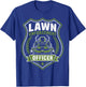Zero Turn Mowing Lawn Enforcement Officer Funny Mower Dad T-Shirt - T-Shirt | Royal